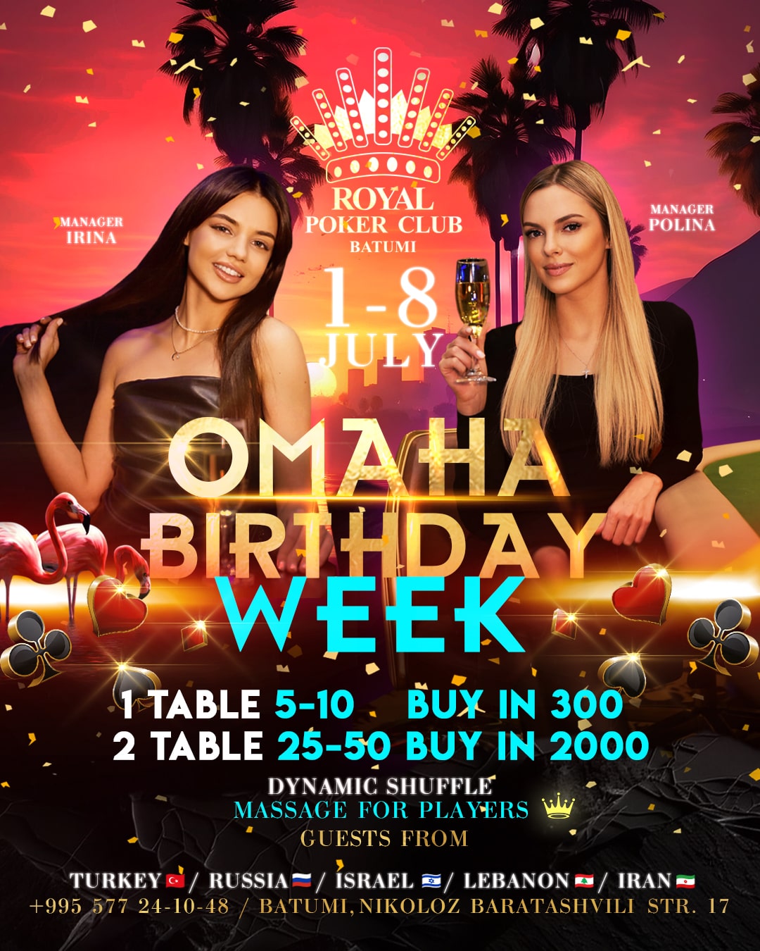 Omaha Birthday Week | Batumi, 01 - 08 JULY 2024